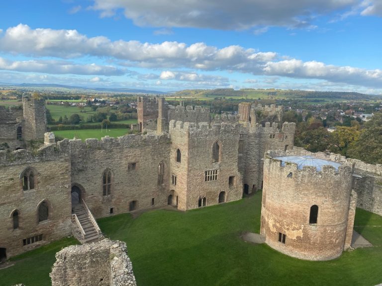 Ludlow Castle from tower 768x576