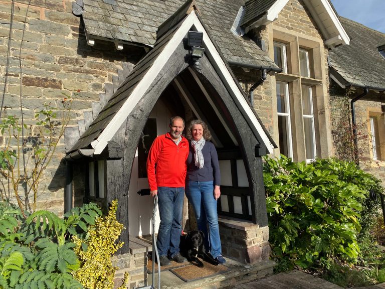 Clare and Dave at The School House B&B