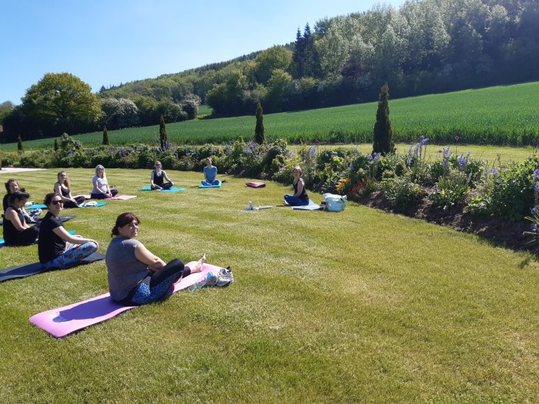 Yoga in the Secret Garden